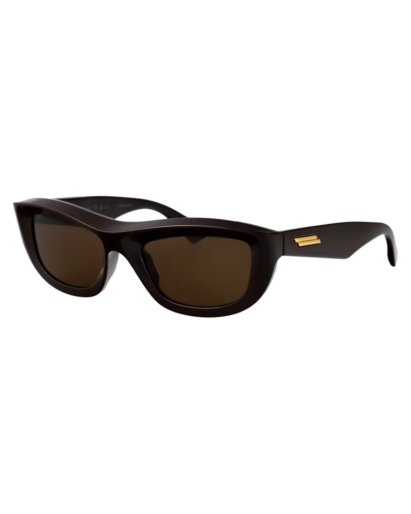 Bottega Veneta Unisex Sunglasses Bv1326s Brown Brown-Brown-Brown Injected Brown/brown/brown Brown
