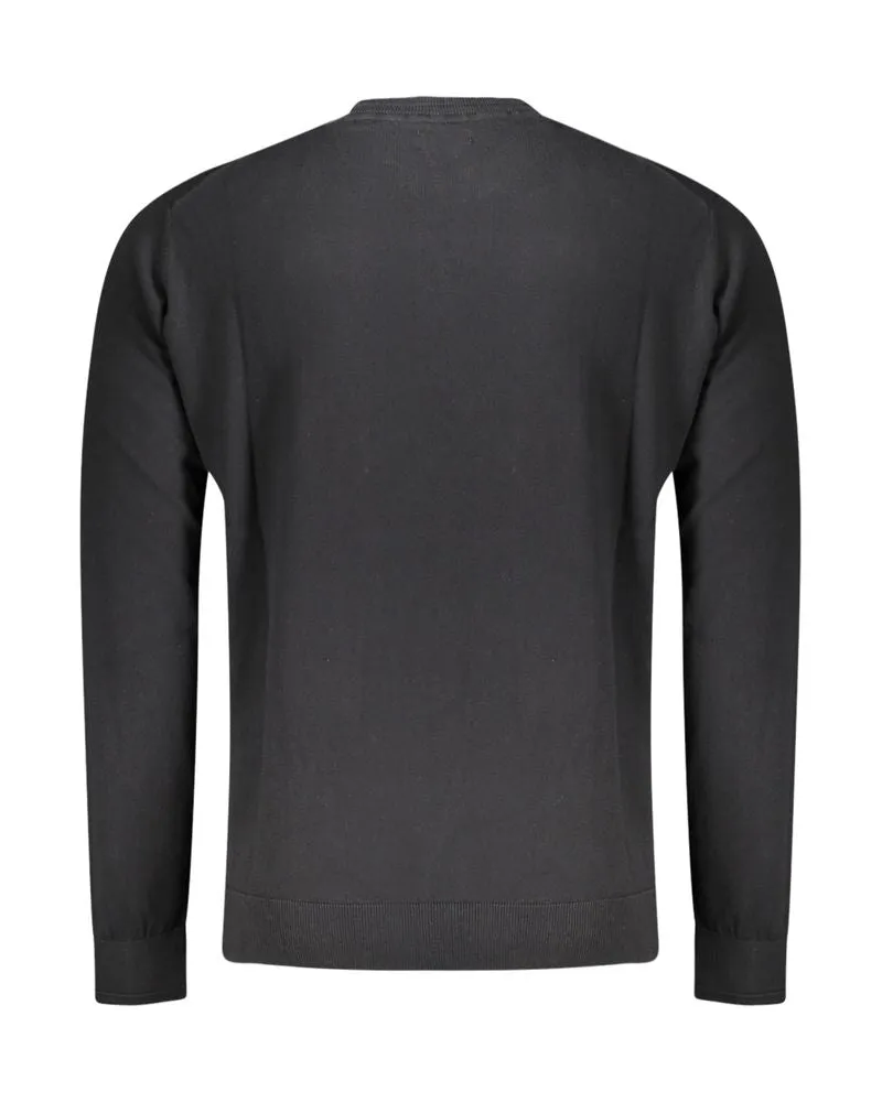 Napapijri Embroidered Logo Sweatshirt — Black Black