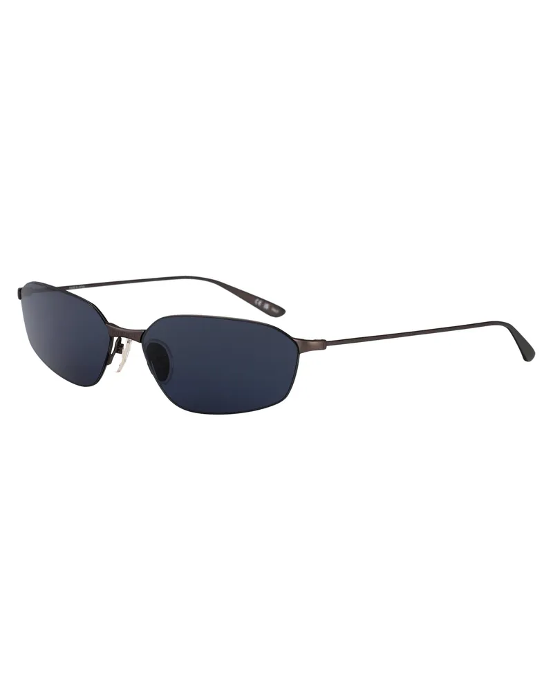 Balenciaga BB0412S Metal Frame Sunglasses — Gray Gray