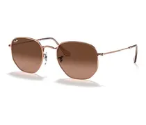 0RB3548N Metal Aviator Sunglasses — Brown