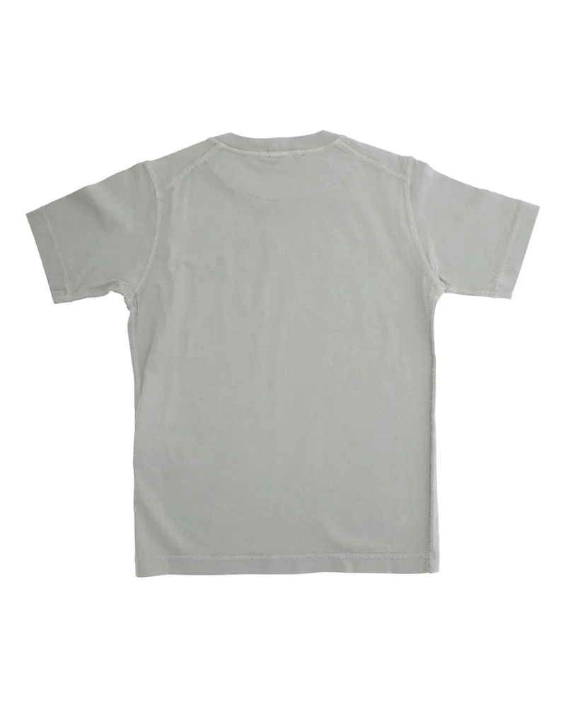 Stone Island Logo-Patch Cotton T-Shirt — Gray Gray