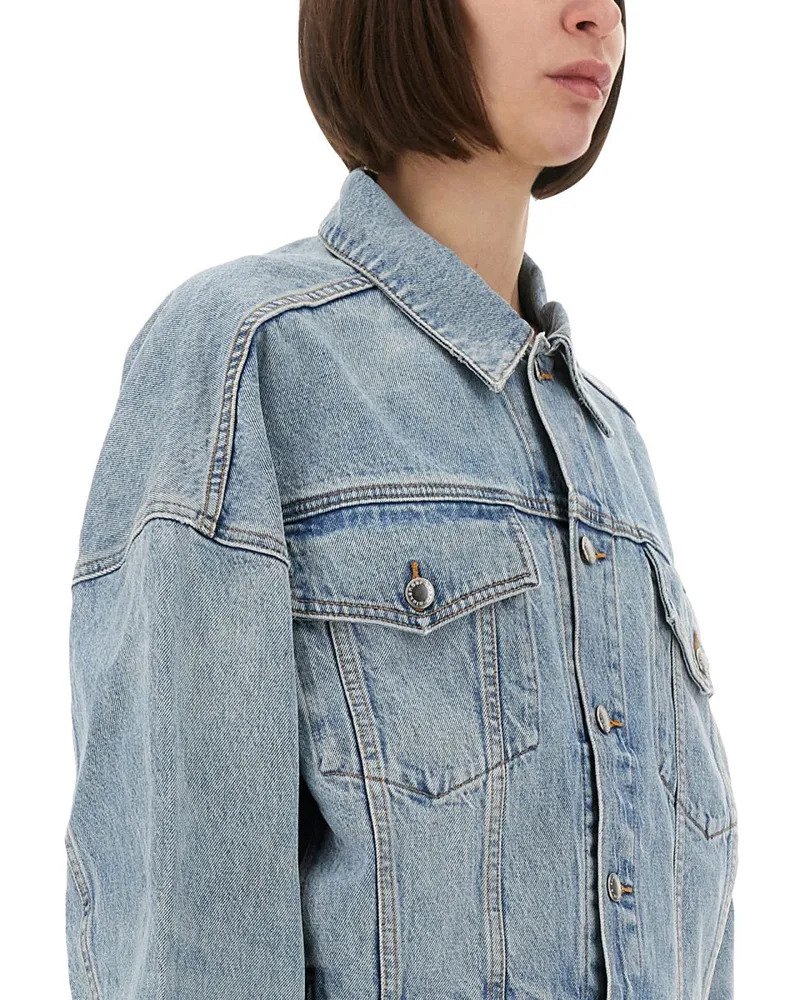 Alexander Wang Regen Cotton Denim Jacket — Denim Denim