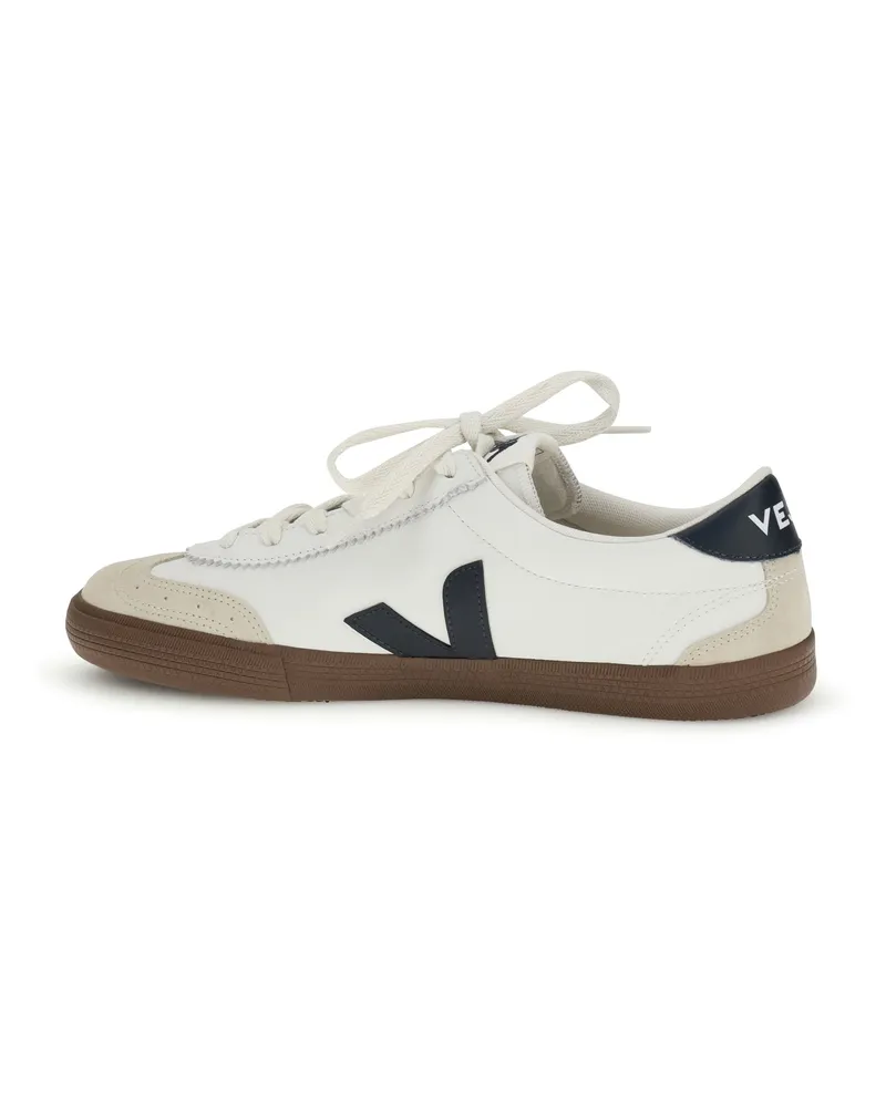 VEJA Men's Sneakers Volley White White-Navy-Bark Trainers White/navy/bark White