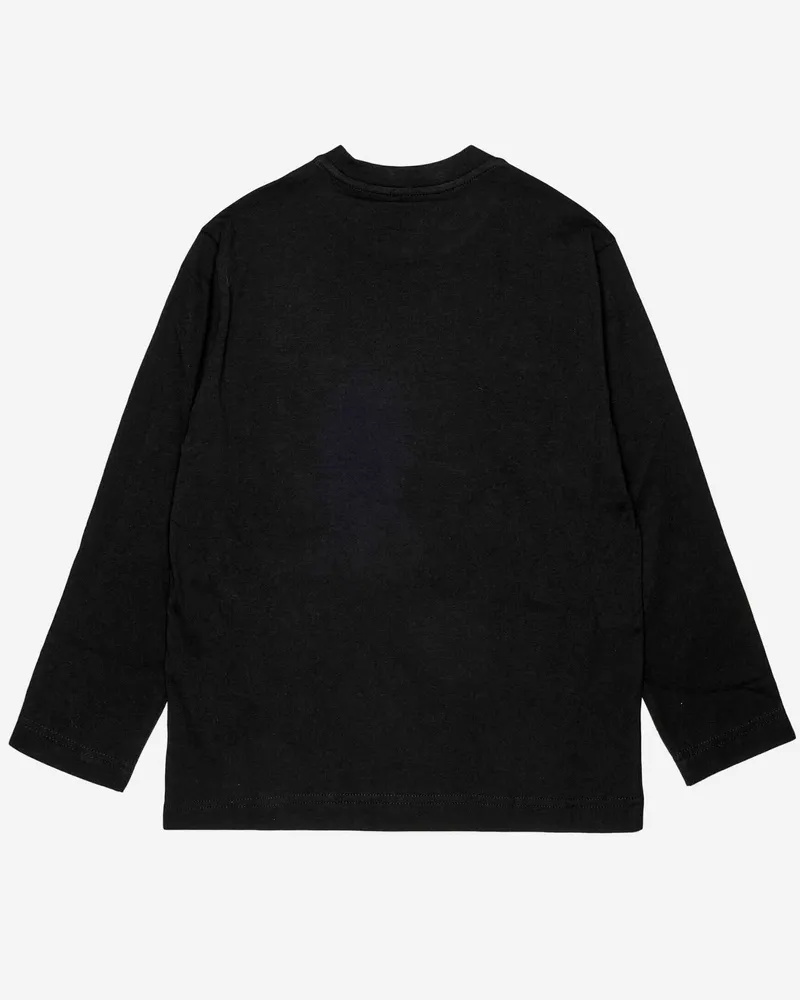 Diesel Boys' Long-Sleeve Cotton Top Black Knitwear Sweater Black