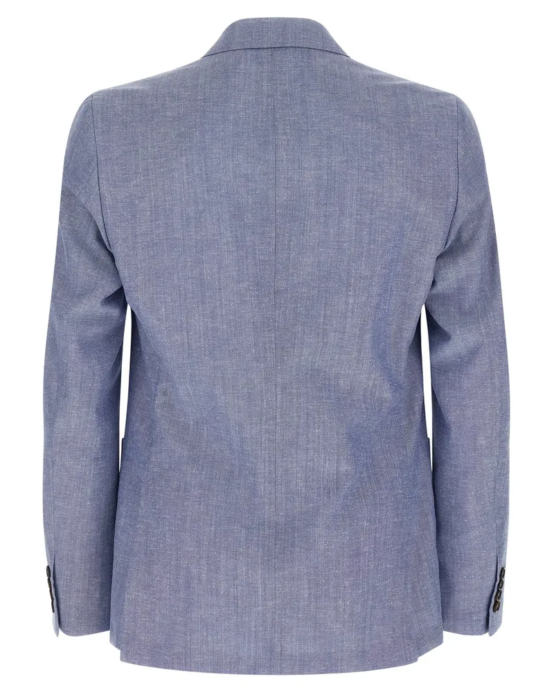 Pal Zileri Men's Blue Wool Blazer Clothing Blue