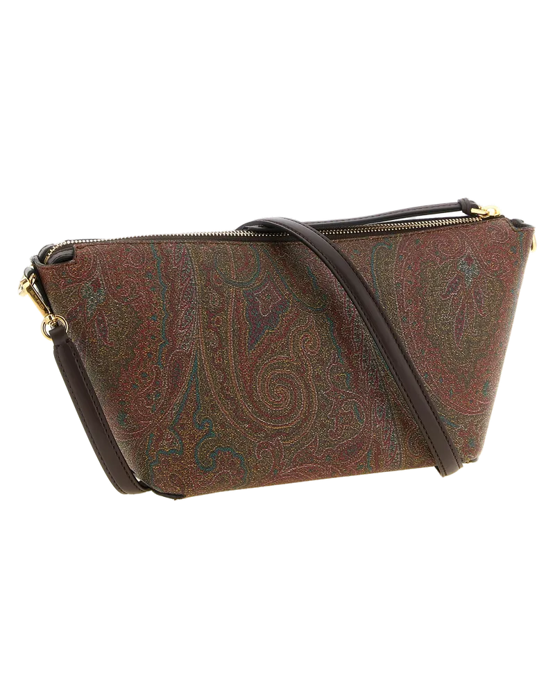 Etro Women's Brown Cotton Crossbody Bag Brown
