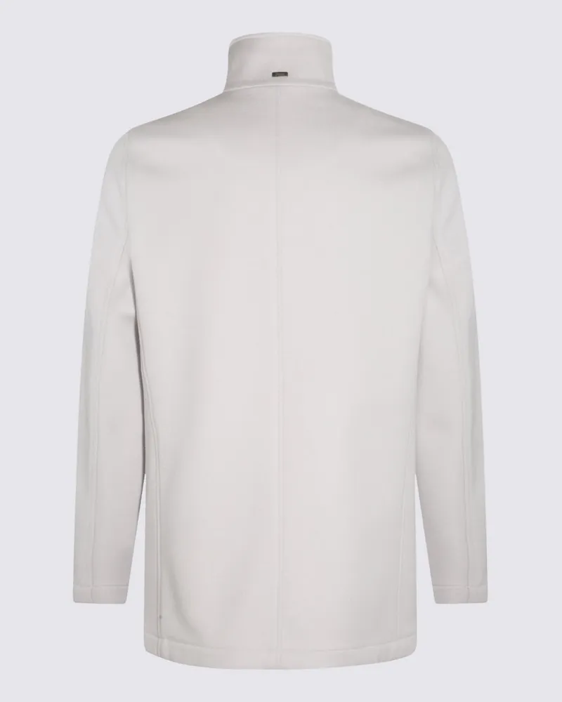 Herno Men's Coats Chalk _wo Ws Beige