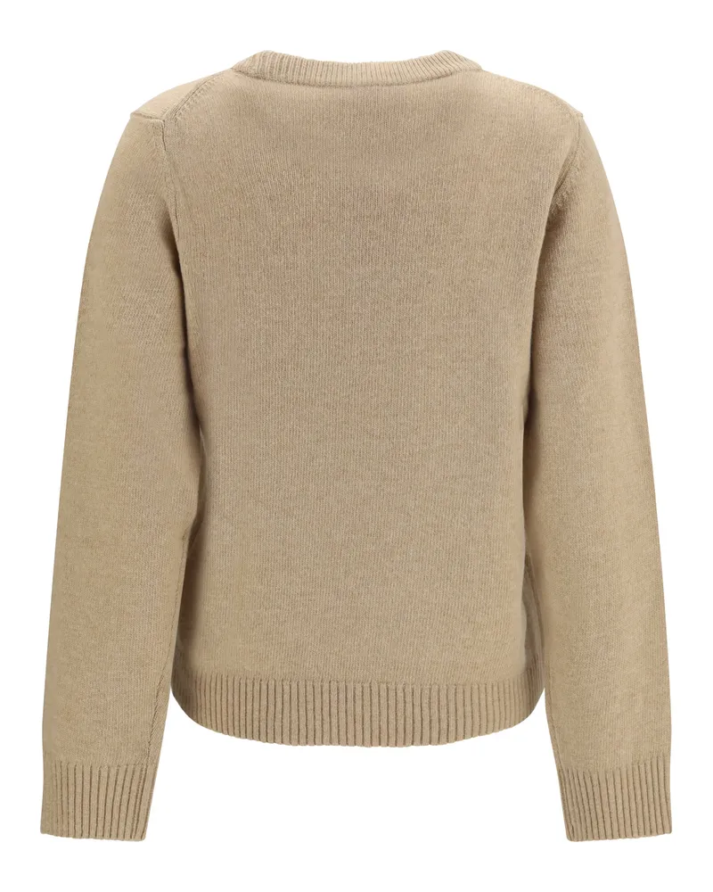 Ganni Banana Graphic Sweater — Camel Camel