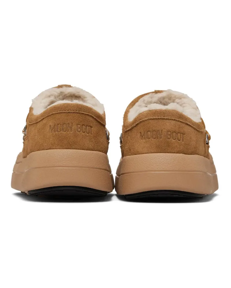 Moon Boot Park Slipper Sneaker — Brown Brown