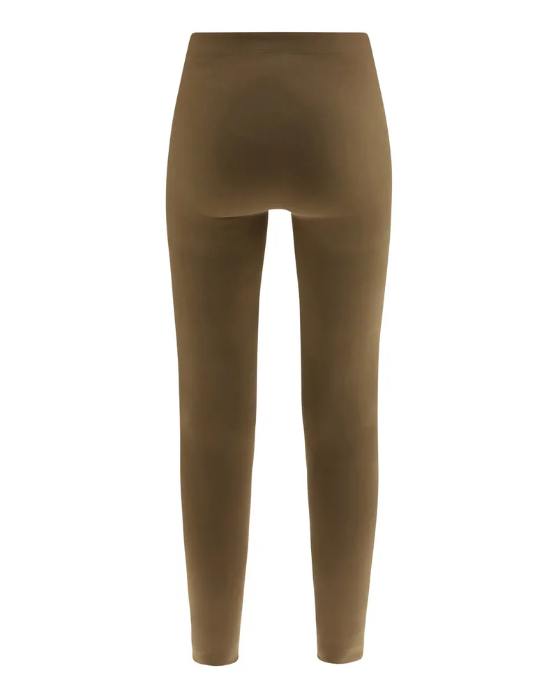 Wolford Women's Seamless Leggings Olive Dust Polyamide Trousers Brown