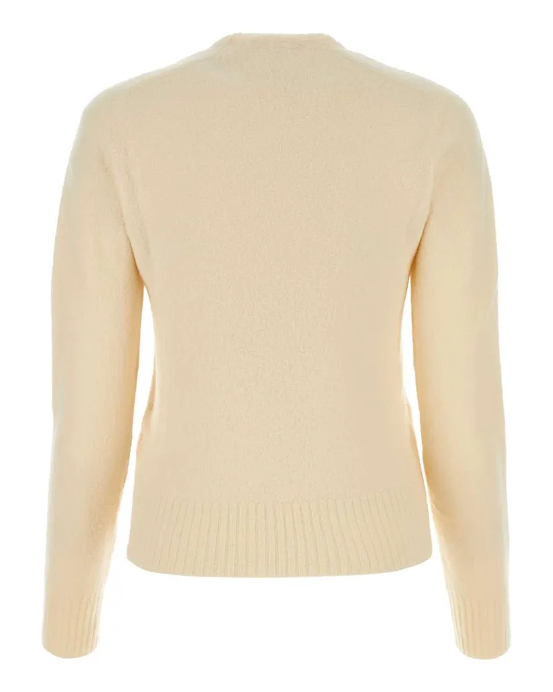 Jil Sander Women's Ivory Wool Sweater Natural Tessuto Primario: Lana Maglieria Beige