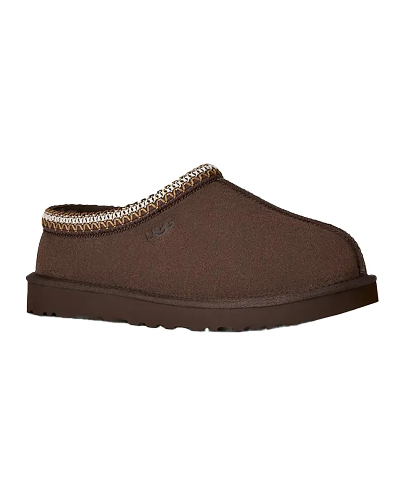UGG Men's Clog Tasman Ii Suede Dusted Cocoa Upper: Leather Slippers Flat Shoes Brown