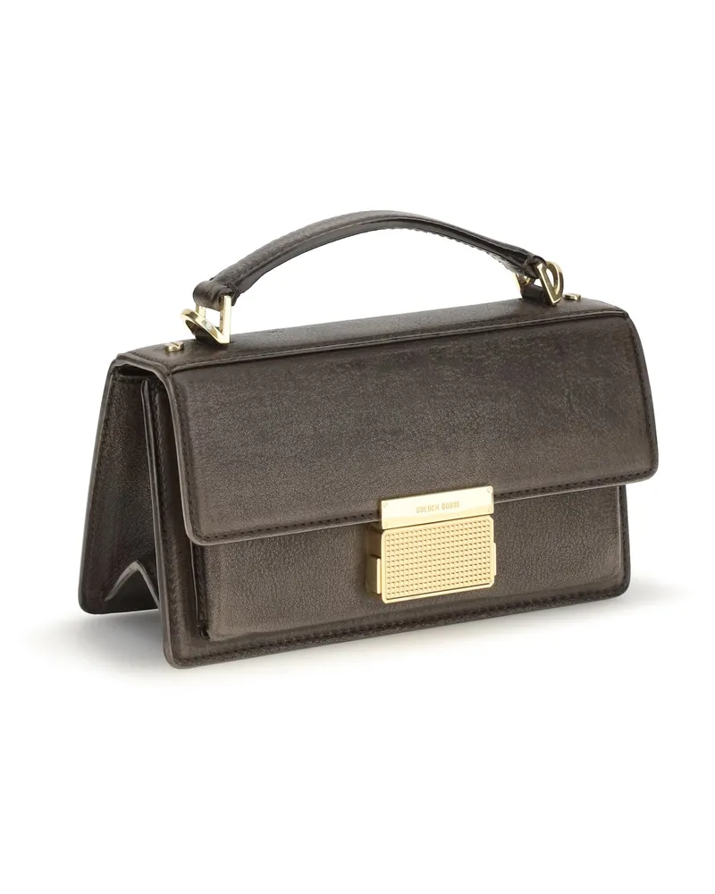 Golden Goose Venezia Top Handle Bag — Brown Brown