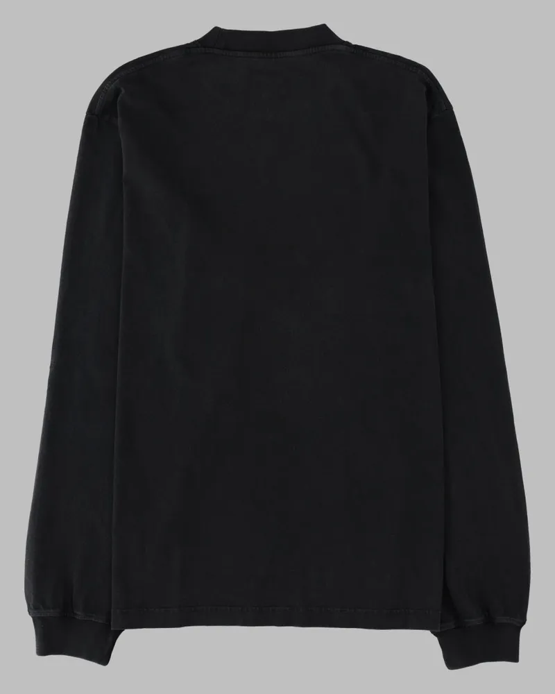 Alexander Wang Long-Sleeve Cotton T-Shirt — Black Black