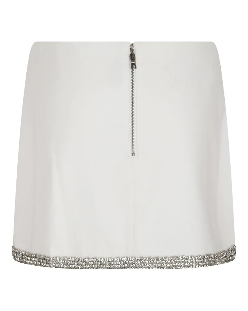 Alice + Olivia Embellished Skirt — White White