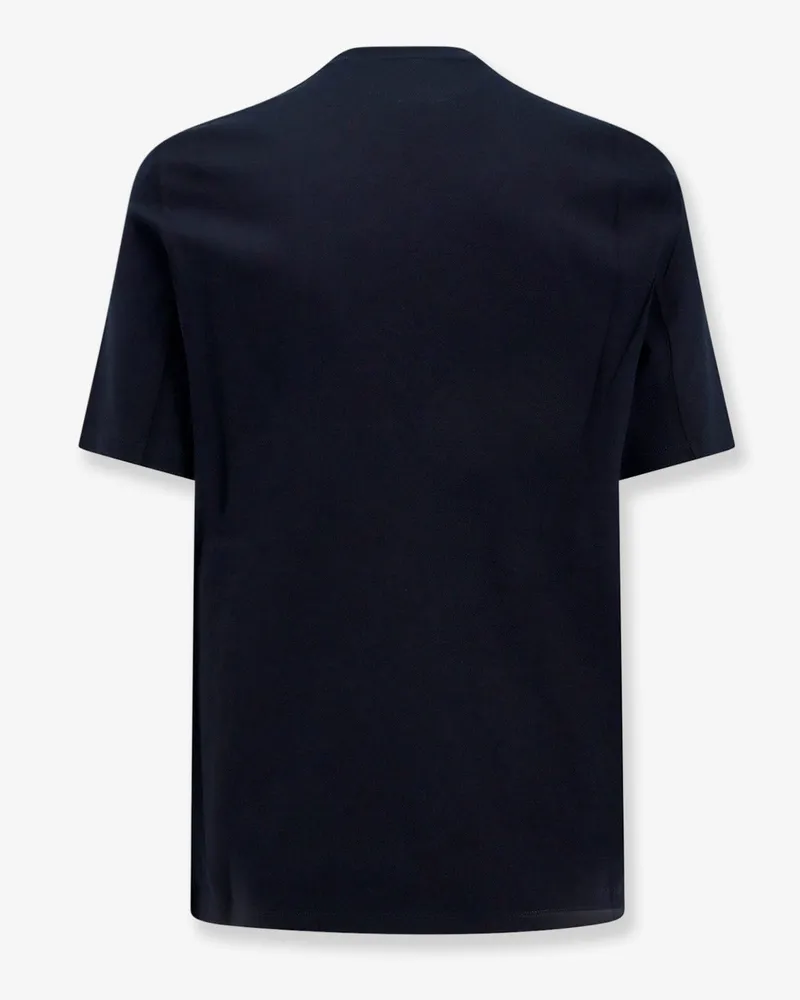 Brunello Cucinelli Men Cotton T-Shirt Black T-Shirts And Polos Black