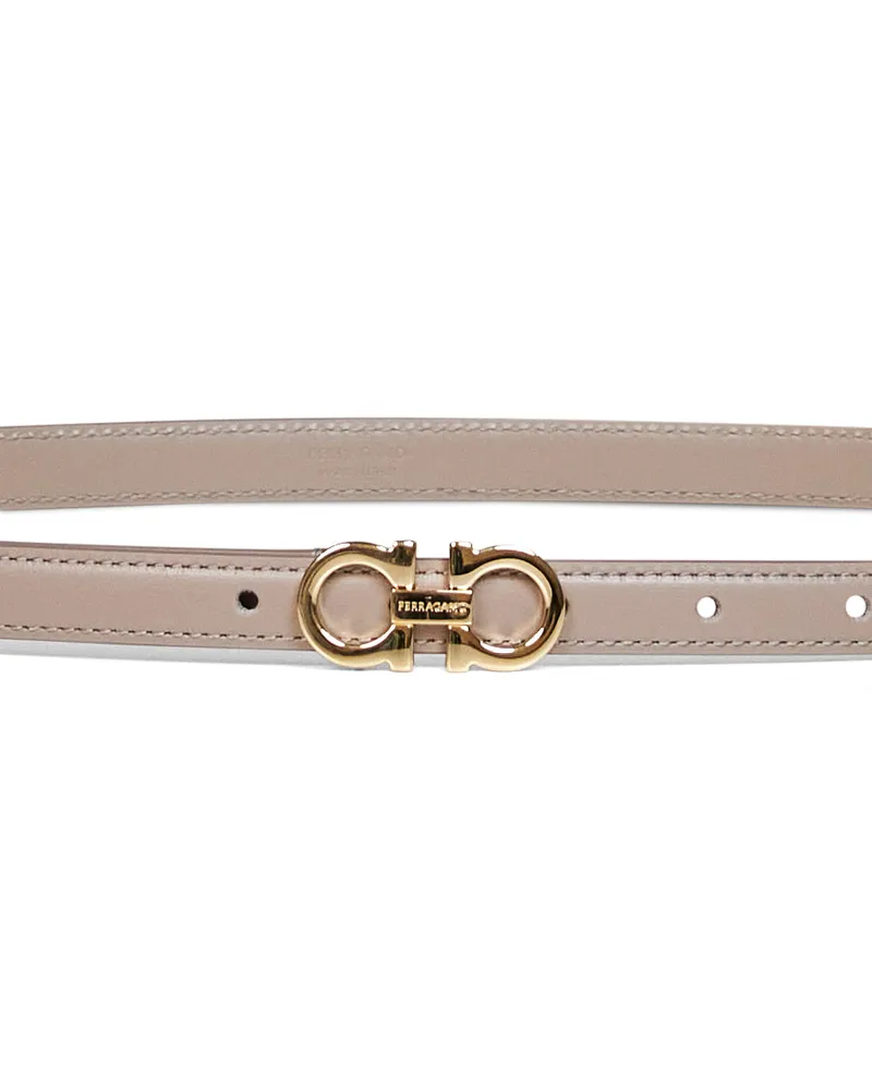 Ferragamo Gancini Belt — Beige Beige