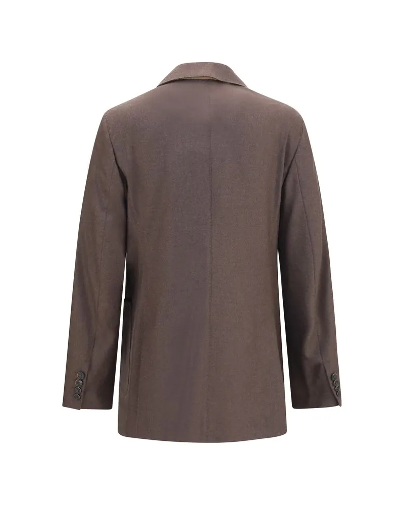 Max Mara Women's Brown Cashmere Blazer Clothing Brown