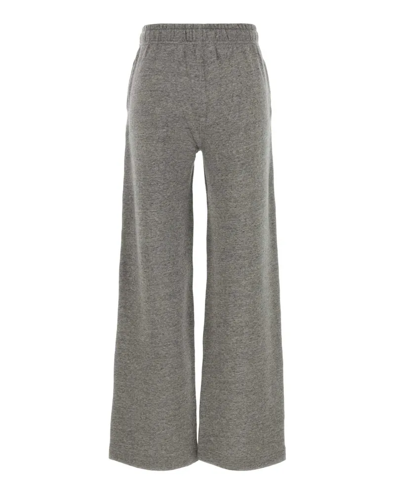 Ralph Lauren Women's Melange Grey Cotton Blend Joggers 004 Exterior: Polyester Pantaloni Trousers 004
