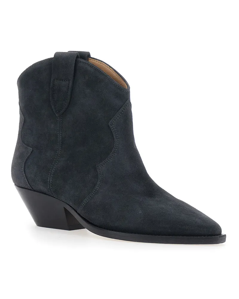Isabel Marant Women's Ankle Boots Dewina Black Suede Black