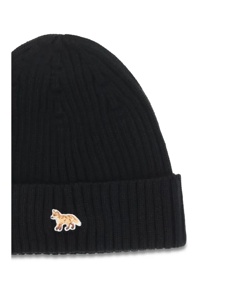 Kitsuné PW06103KT1022 Beanie — Black Black