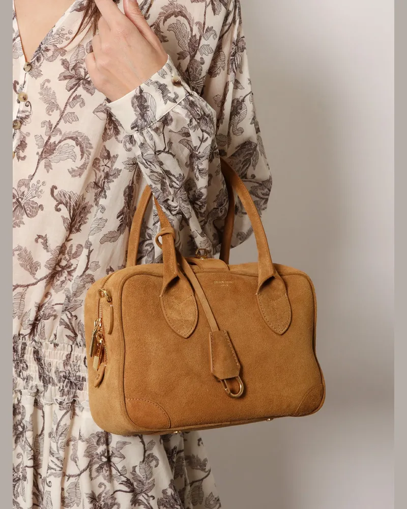 Golden Goose Women's Vita Bag Suede Crossbody Brown Shoulder Brown