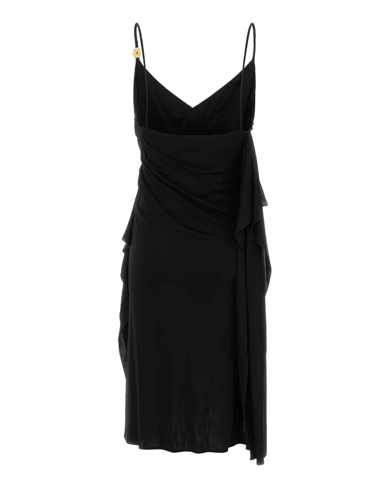Versace 1b000black Exterior: Viscose Abiti Dress Black