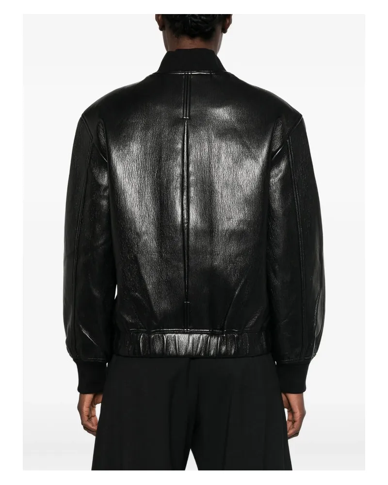 FRANKIE Shop Alena Bomber Jacket — Black Black
