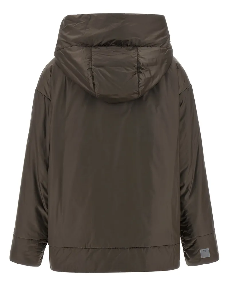 Max Mara Women's Brown Polyester Shell Jacket Clothing Brown
