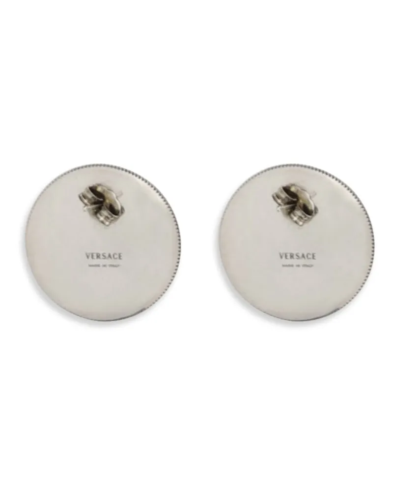 Versace Women's Earrings Coins Palladium-Gold Brass Palladium/gold Silver