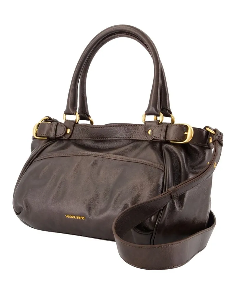Vanessa Bruno Lune 24h Shoulder Bag — Brown Brown
