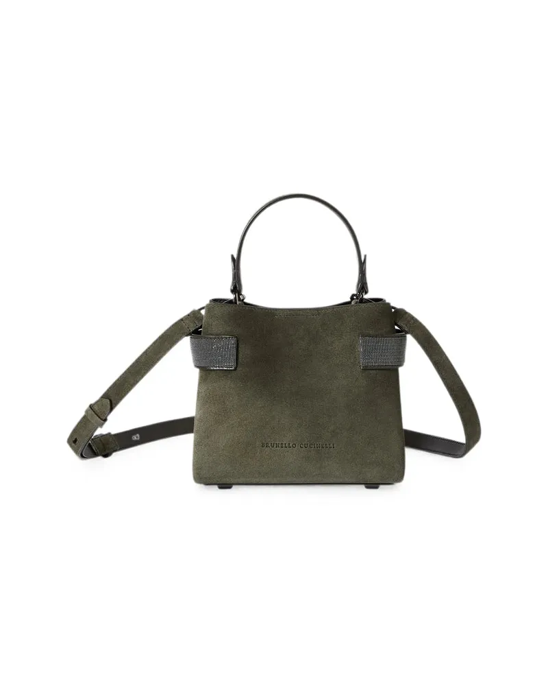 Brunello Cucinelli Top Handle Bag — Green Green