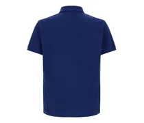 Cotton Piqué Polo — Navy