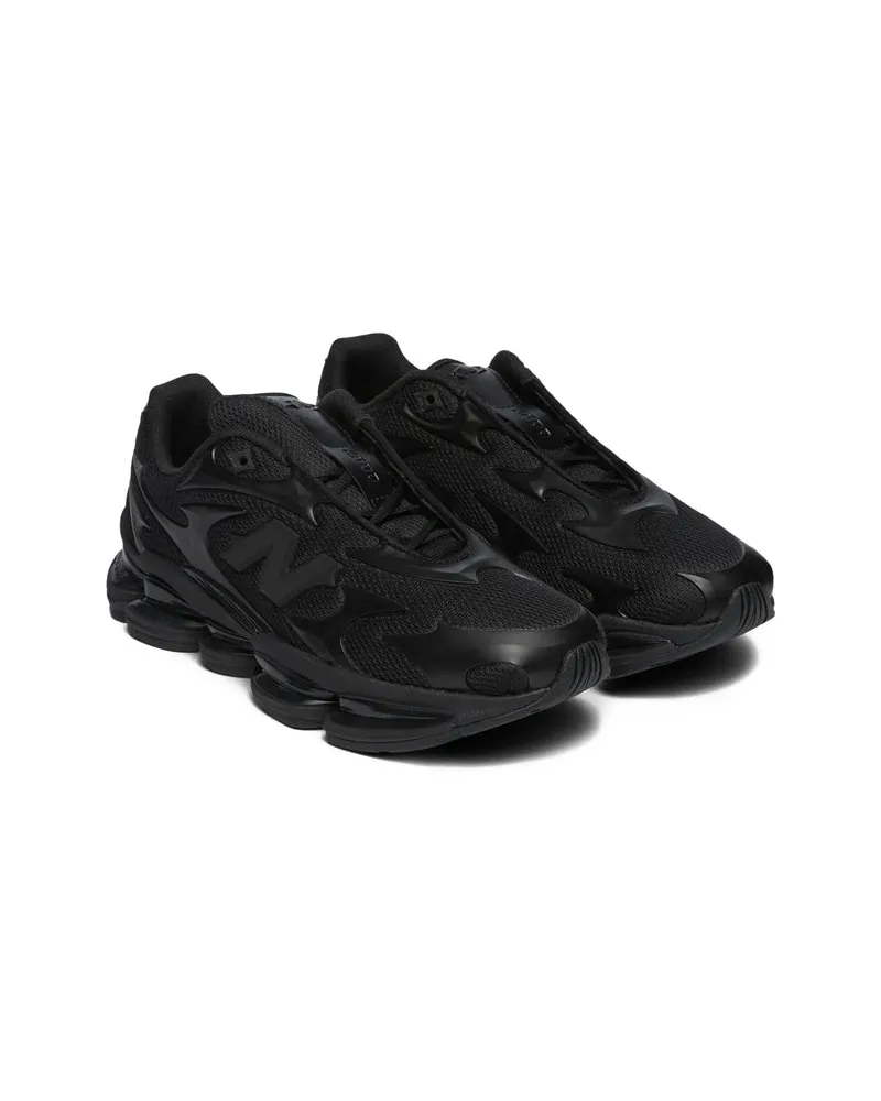 New Balance Mesh Trainer Sneaker — Black Black
