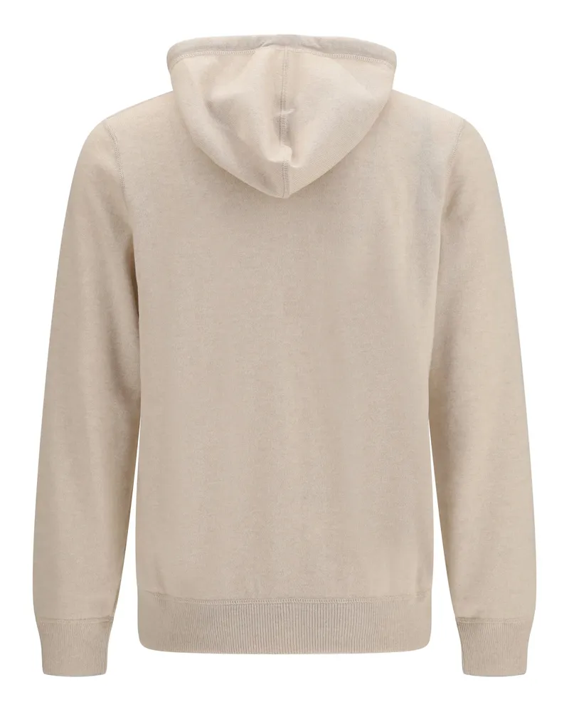 Brunello Cucinelli Men's Hoodie Cashmere Sand-Pebble (capra Hircus) Sweatshirts Sand/pebble Sweater Beige
