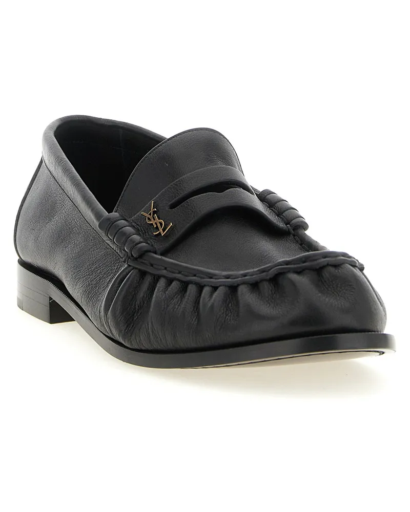 Saint Laurent Le Loafer — Black Black