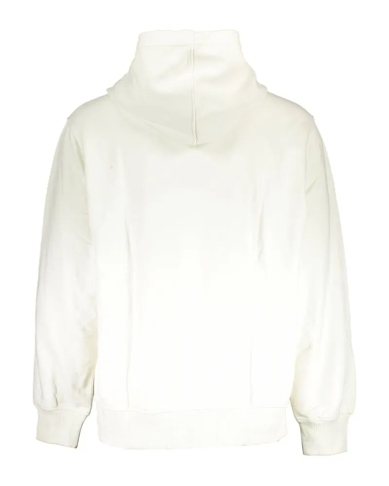 Calvin Klein Embroidered Logo Hoodie — White White