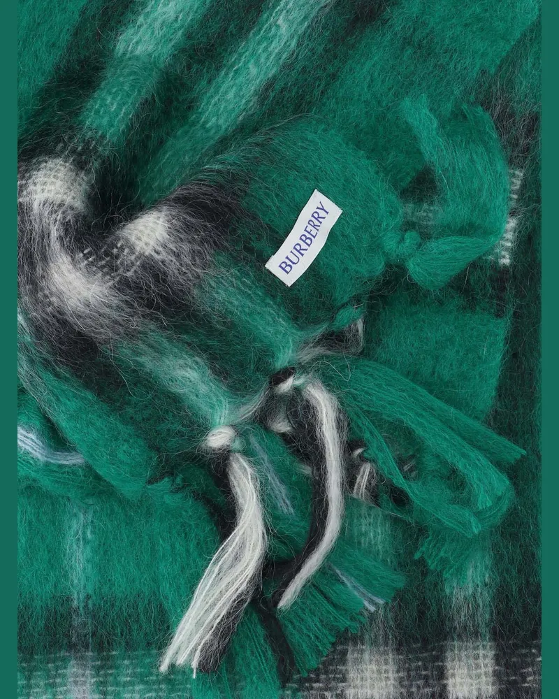 Burberry Women's Scarfs Green Mohair Green