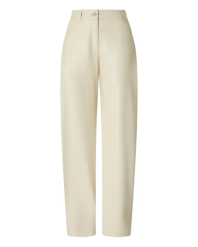 Pinko Women's Trousers Beige Polyester Beige