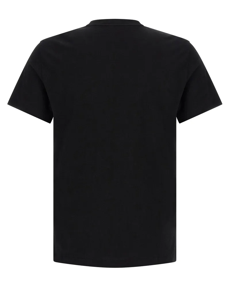 Valentino Garavani Logo-Embroidered T-Shirt — Black Black