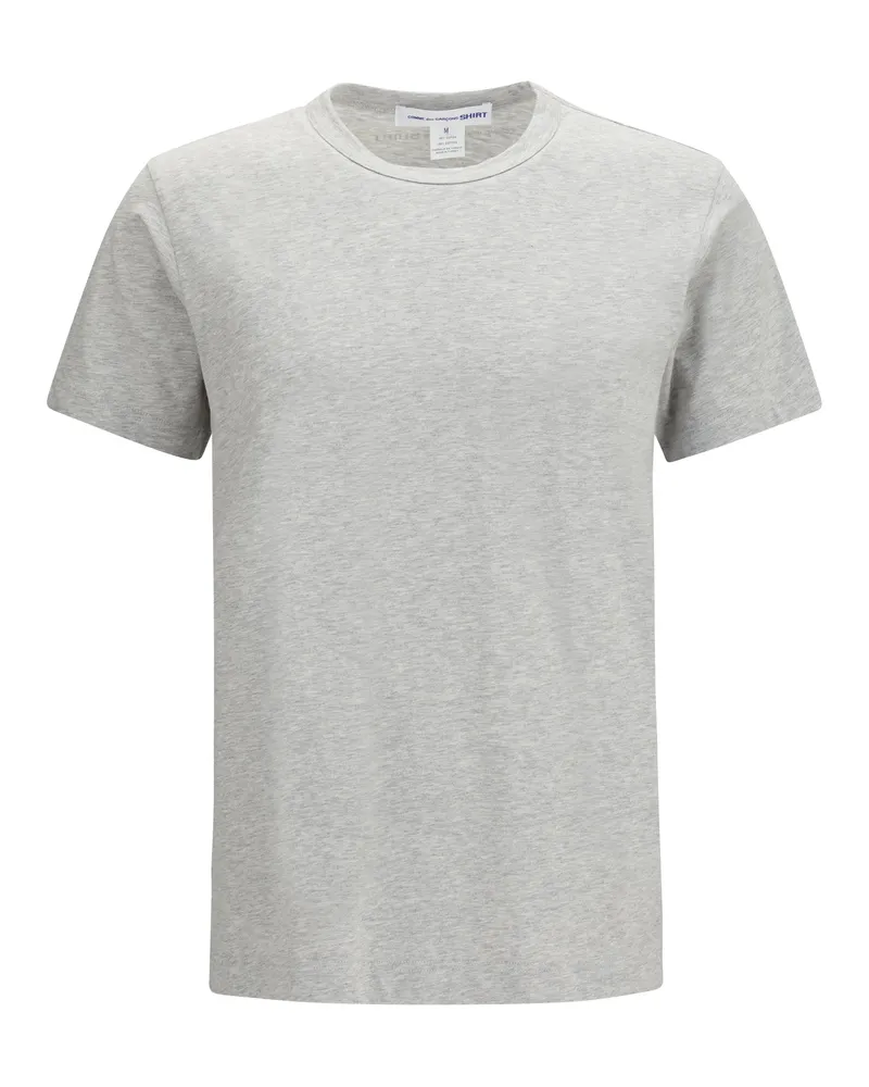 Comme des Garçons Men's T-Shirt Crewneck Top Grey Cotton T-Shirts And Polos Gray