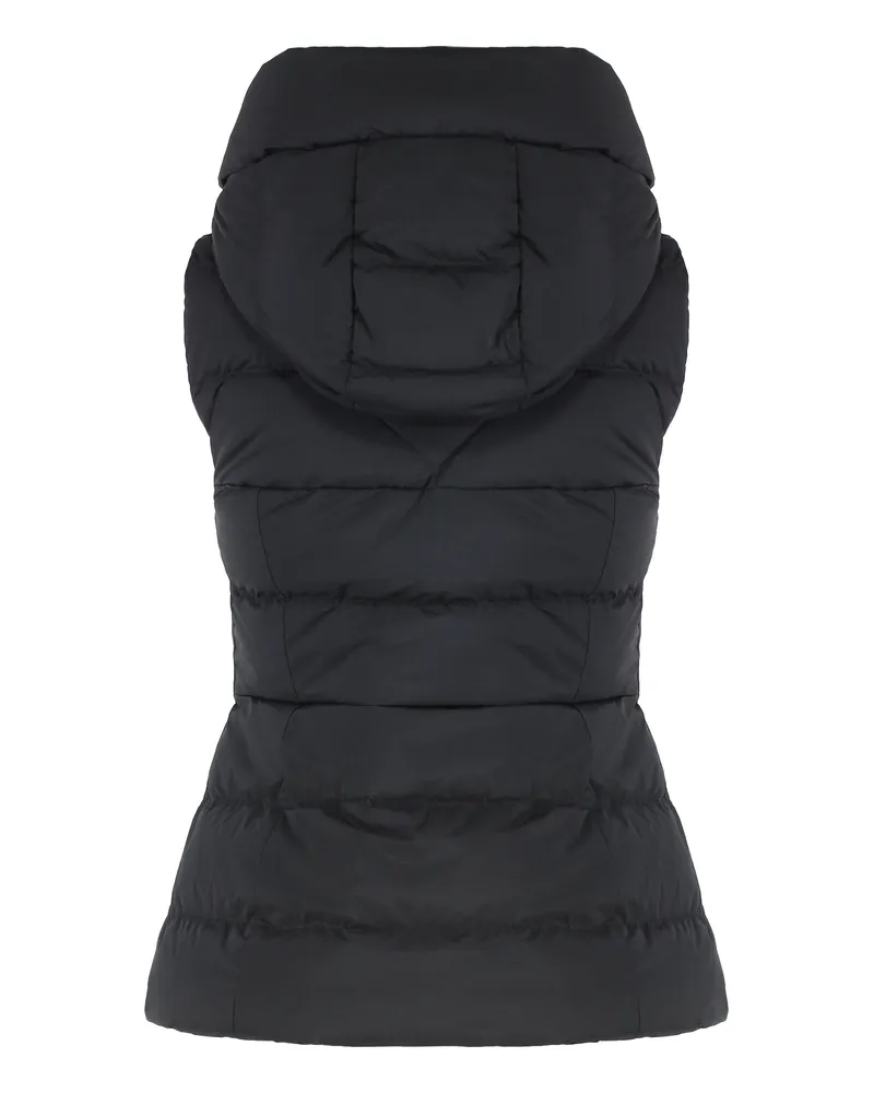 Canada Goose Women's Clair Hooded Bodywarmer Black Cotton Waistcoats & Gilets Black