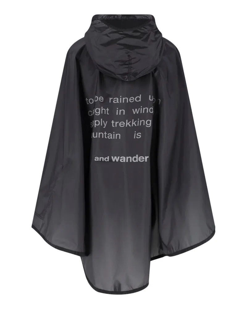 and wander Men's Jackets Black Nylon Black