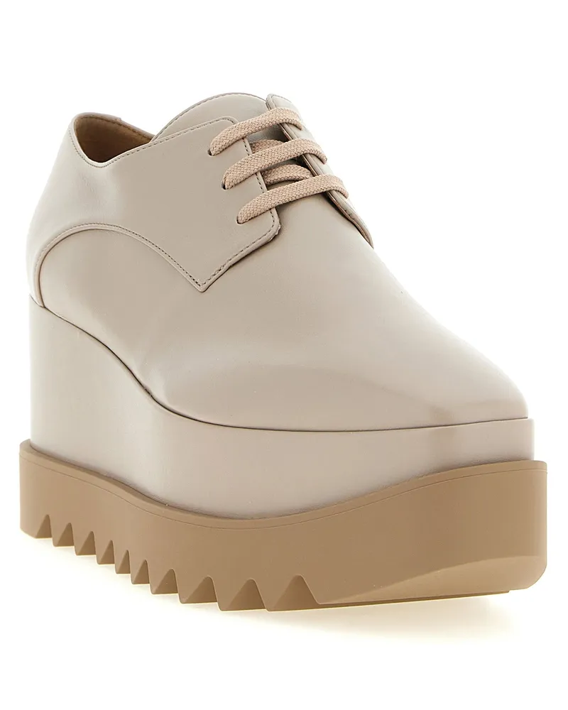 Stella McCartney Elyse Platform Oxford — Beige Beige