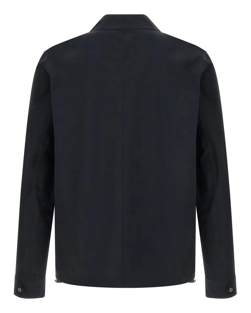 Herno Men's Blue Polyamide Shell Jacket Clothing Black