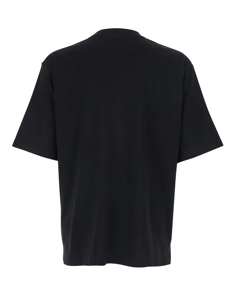 Dsquared2 Raised Collar Logo T-Shirt — Black Black
