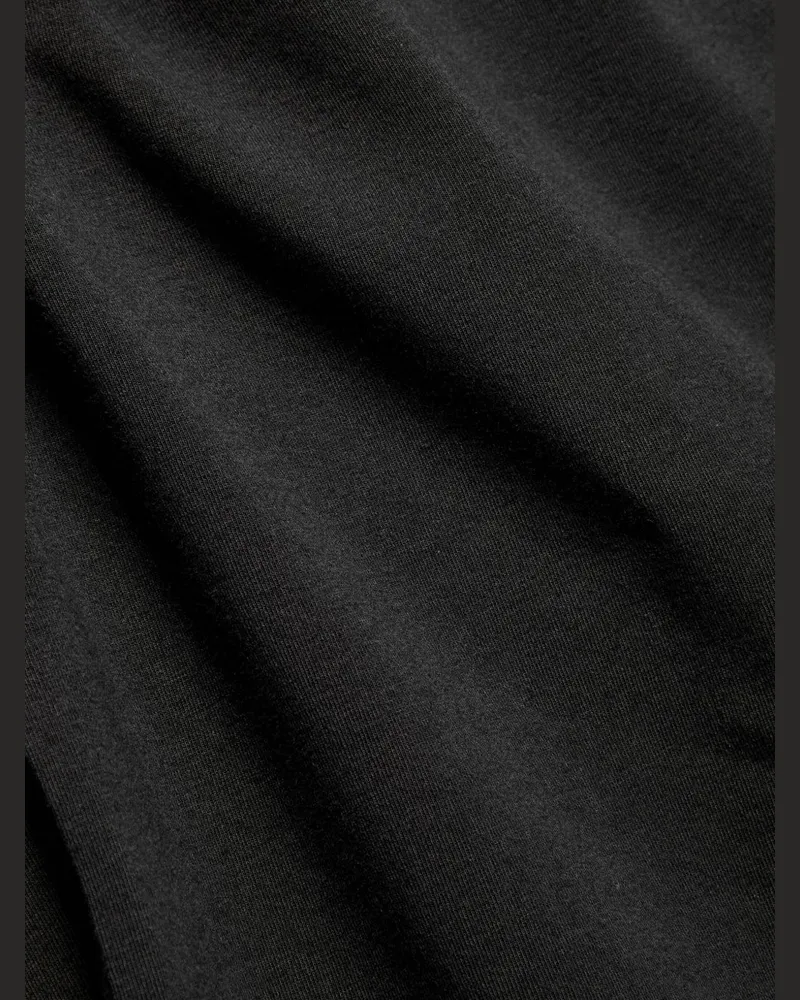032c Cotton-Blend Long-Sleeve T-Shirt — Black Black