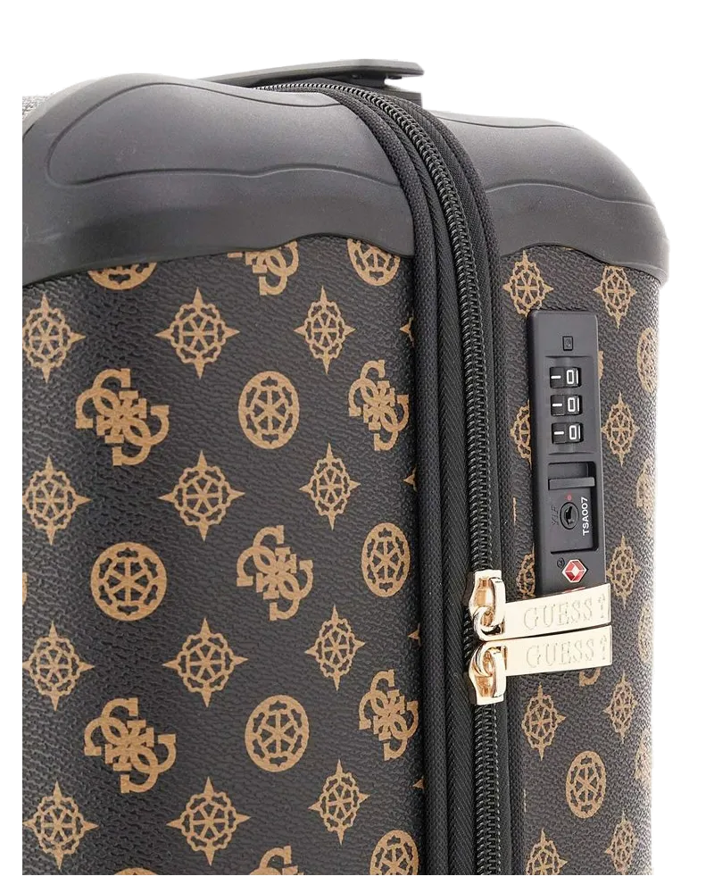 Guess Women's Suitcase Brown Polyurethane Bags - Travel-Bags Brown