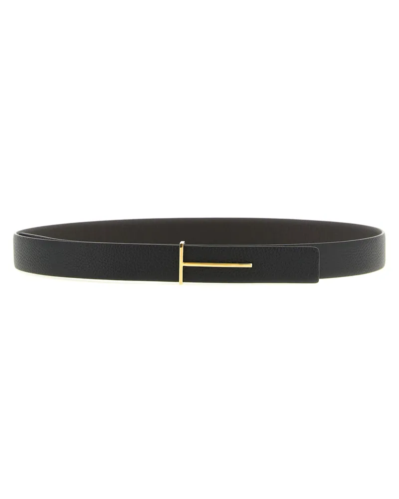 Tom Ford Men's Multicolor Calfskin Regular Belt Multicolor
