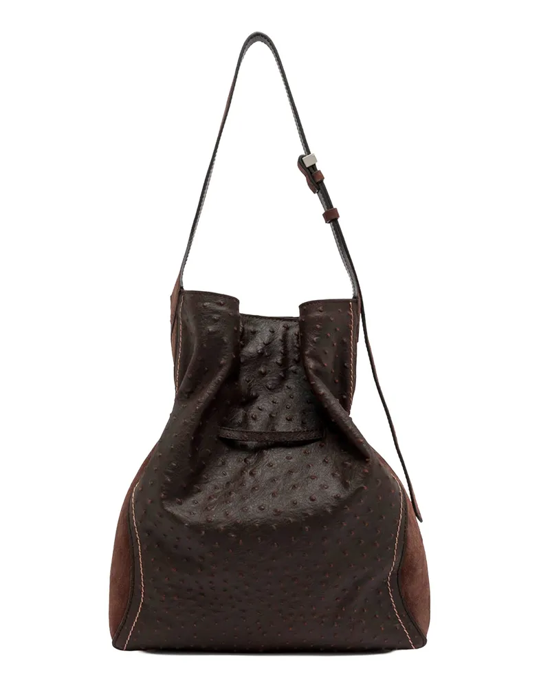 Gianni Chiarini Women's Leather Handbag Sienna Espresso Handbags Hand Bags Brown